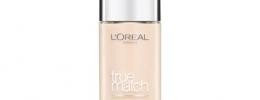 Vzorník barev Loreal True Match make-up - 1.W Golden Ivory