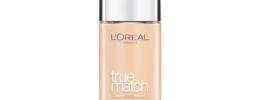 Vzorník barev Loreal True Match make-up - 3.W Golden Beige
