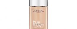 Vzorník barev Loreal True Match make-up - 7.W Golden Amber