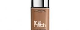Vzorník barev Loreal True Match make-up - 8R/C Nut Brown